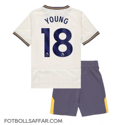 Everton Ashley Young #18 Tredje Dräkt Barn 2024-25 Kortärmad (+ Korta byxor)